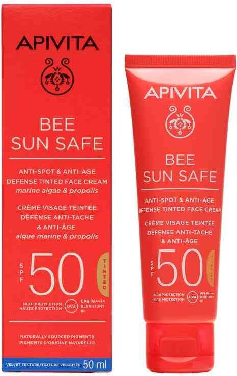 Apivita Crema Viso Colorata Anti-macchia E Anti-age Spf50 50ml