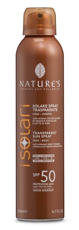 Nature's I Solari Spray Trasparente Spf50 200ml