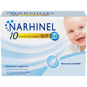 Narhinel Ricambi Aspiratore Nasale Raffreddore Neonati E Bambini Con Filtro Assorbente Igienico 10 Pezzi