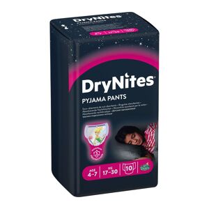 Huggies Pannolini Drynites Girl 4/7anni Medium 10 Pezzi