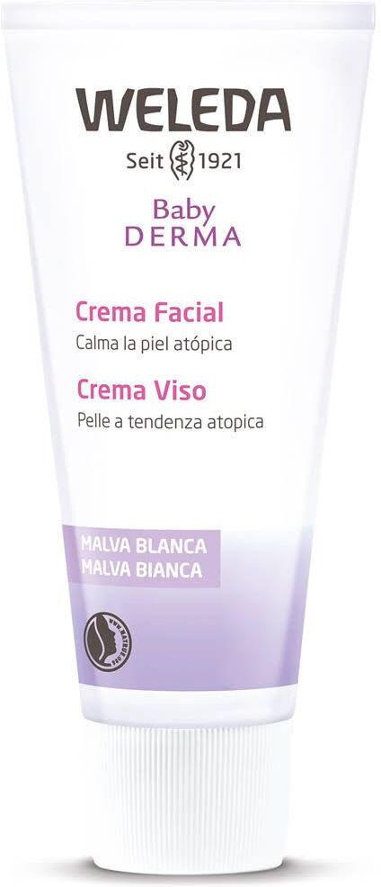 Weleda Baby Derma Crema Viso Malva Bianca 50ml