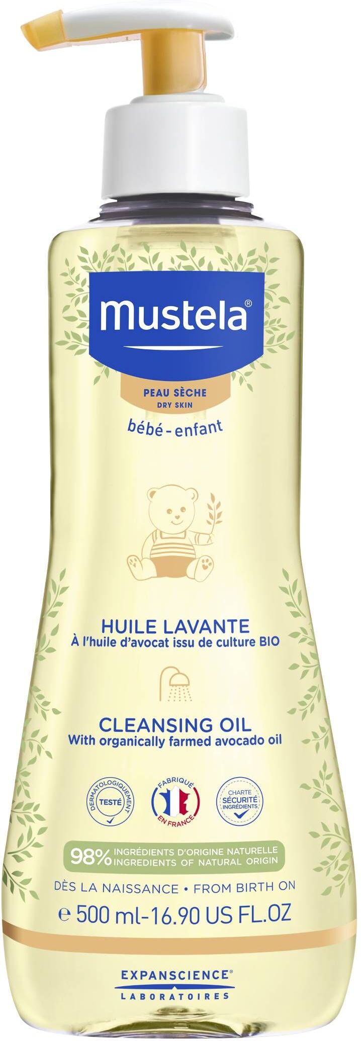 Mustela Olio Bagno Pelle Secca 500ml