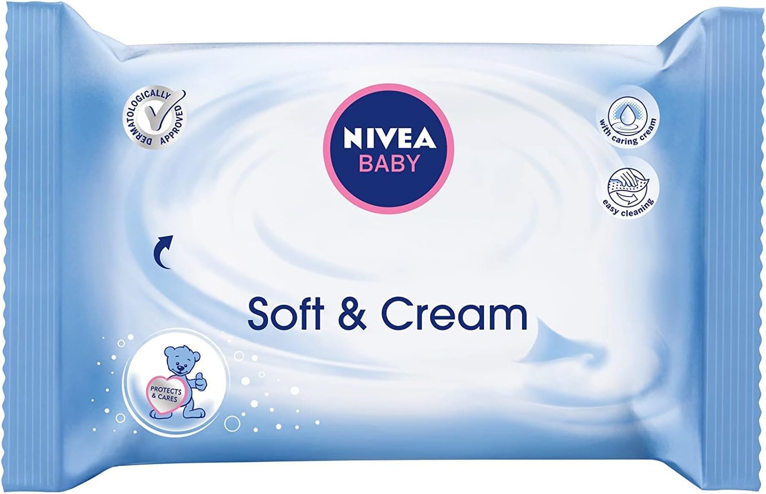 Nivea Baby Salviettine Soft & Cream 63 Pezzi