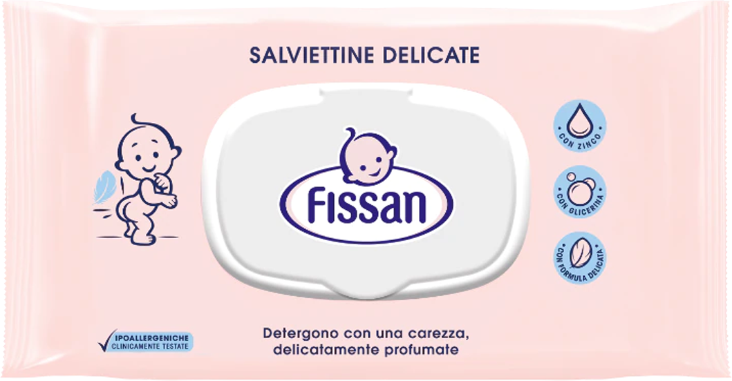 Fissan Salviettine Delicate Protezione Alta 65 Pezzi