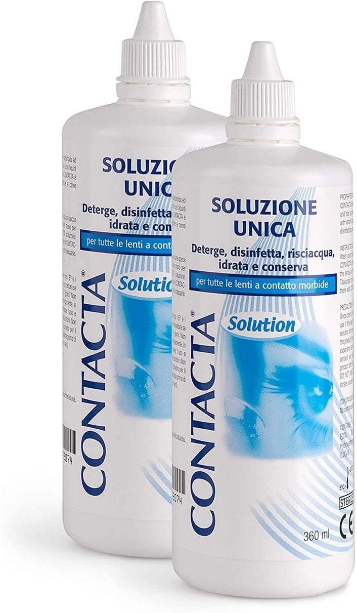 contacta soluzione lenti contatto 2 flaconi 360ml