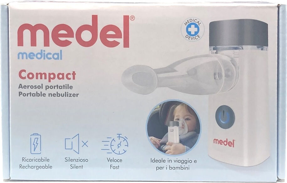 medel compact mesh aerosol portatile con batteria ricaricabile