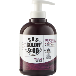 Alama Sos Color&go Maschera Colorata Capelli Viola 300ml