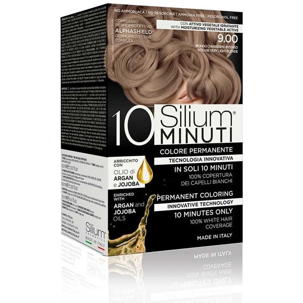 silium colorazione permanente 10 minuti biondo chiarissimo intenso 9.00