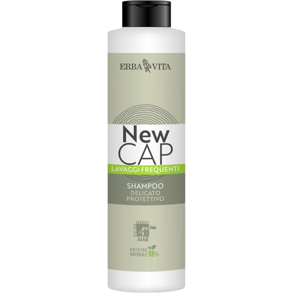 erba vita newcap shampoo lavaggi frequenti 250ml