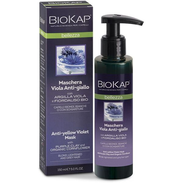 biokap bellezza maschera viola antigiallo 150ml