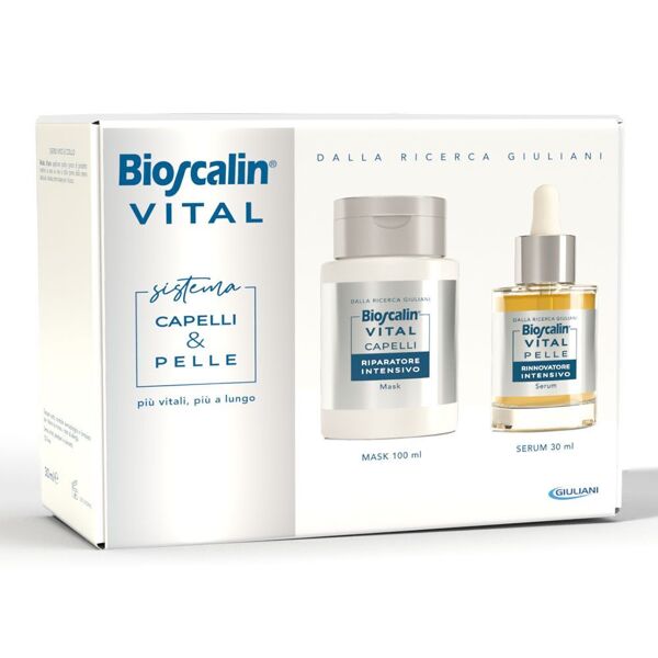bioscalin vital cofanetto capelli maschera 100ml + siero 30ml