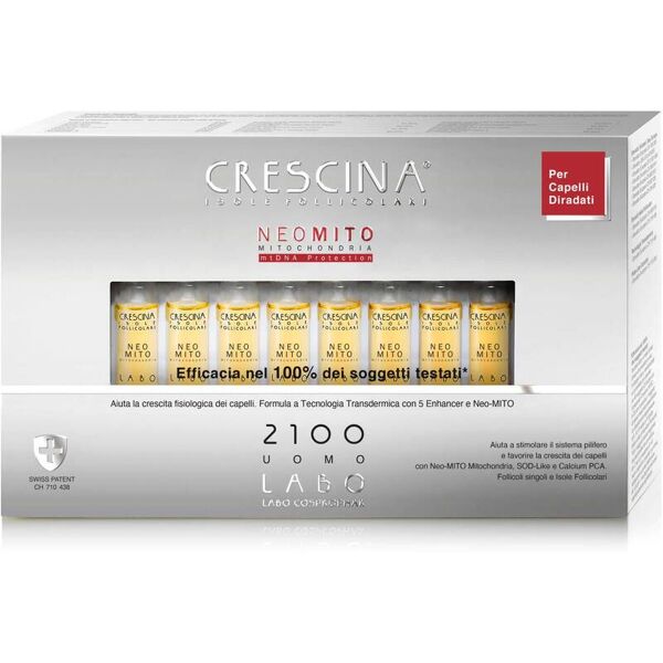 crescina isole follicolari neo mito 2100 uomo 20 fiale da 3,5ml