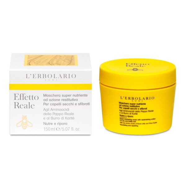 l'erbolario effetto reale maschera nutriente capelli 150ml