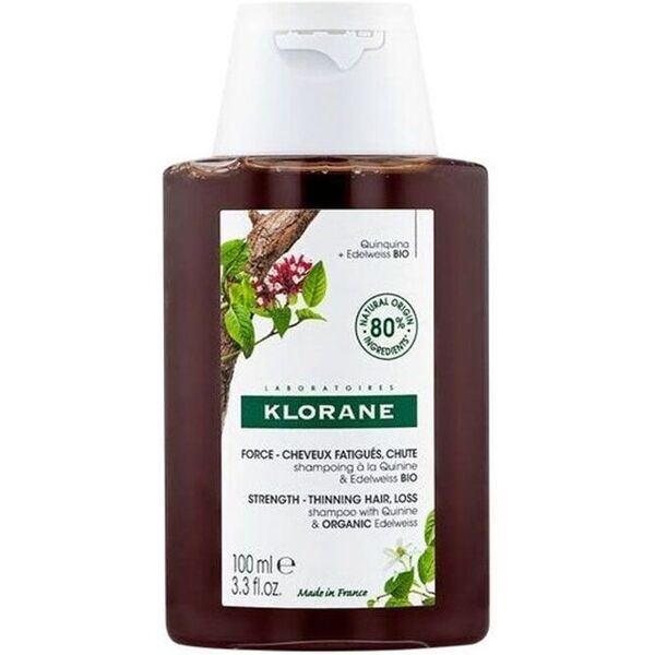 klorane shampoo capelli alla chinina e stella alpina bio 100ml