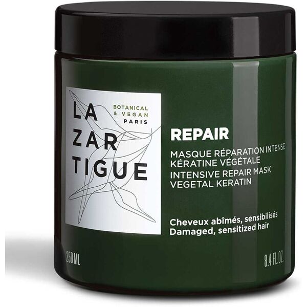 lazartigue repair maschera riparazione intensa alla cheratina vegetale 250ml