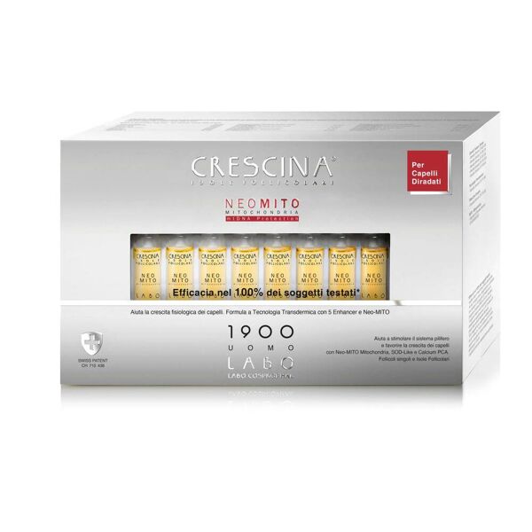 crescina isole follicolari neo mito 1900 uomo 40 fiale da 3,5ml