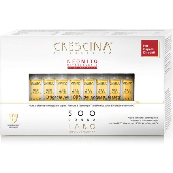 crescina ri-crescita neo mito 500 donna fiale 20x3,5ml