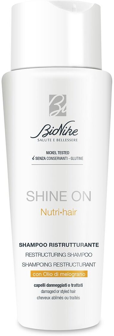 bionike shine on shampoo nutri-hair ristrutturante 200ml