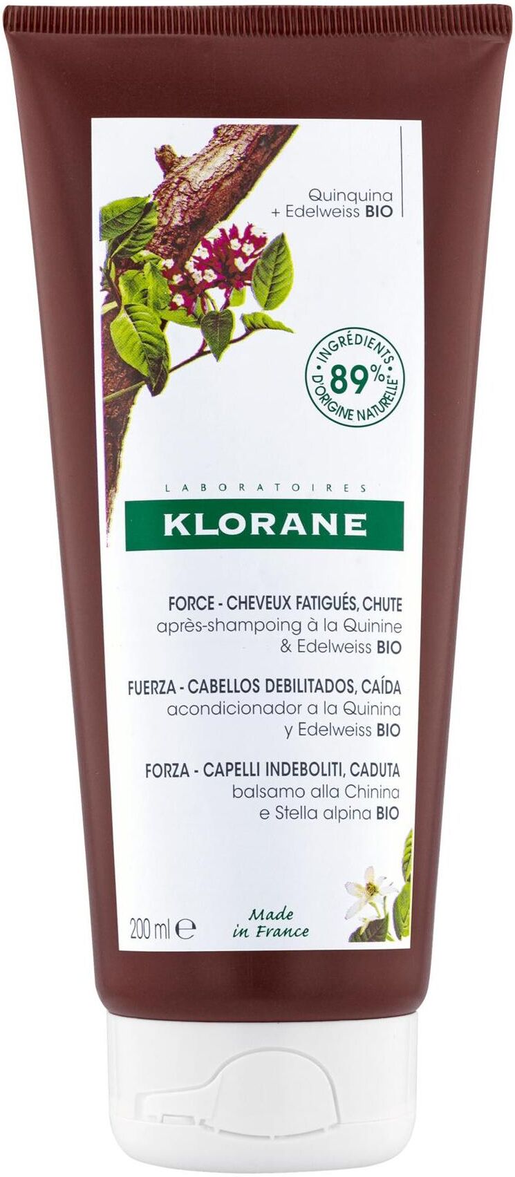 klorane balsamo dopo shampoo alla chinina 200ml