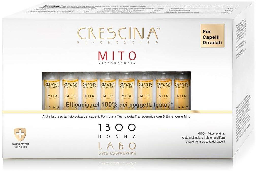 crescina mito ri-crescita donna 1300 40 fiale