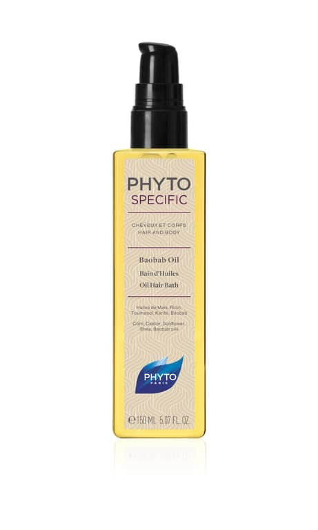 phyto phytospecific baobab oil nutriente corpo e capelli ricci e mossi 150ml