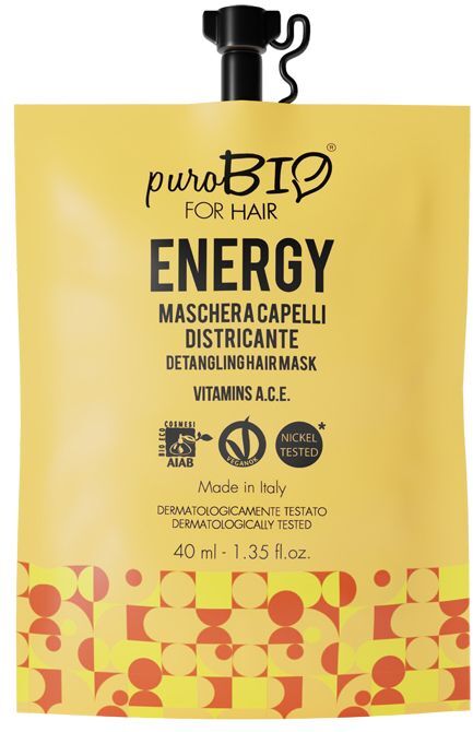 purobio for hair maschera capelli districante energy 40ml