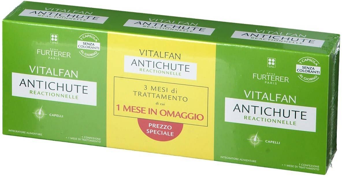 rene furterer rené furterer vitalfan reactionnelle trio trattamento anticaduta capelli 90 capsule