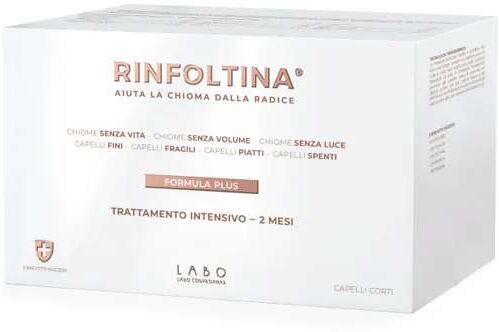 labo rinfoltina plus trattamento intensivo capelli corti 40 fiale