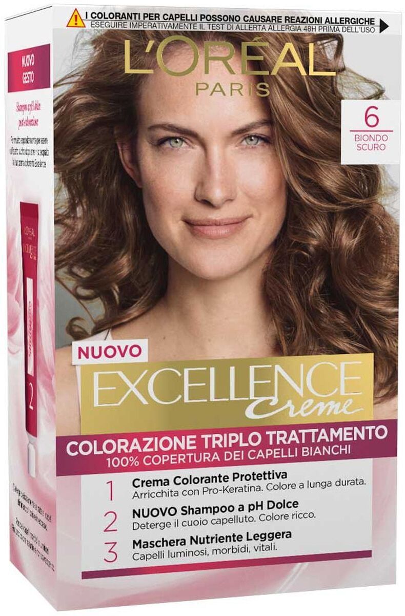 l'oreal crème colorazione permanente 6 biondo scuro