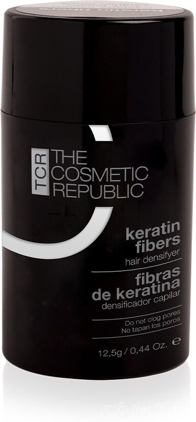 the cosmetic republic keratin fibers fibre naturali capelli colore dark brown 12,5g