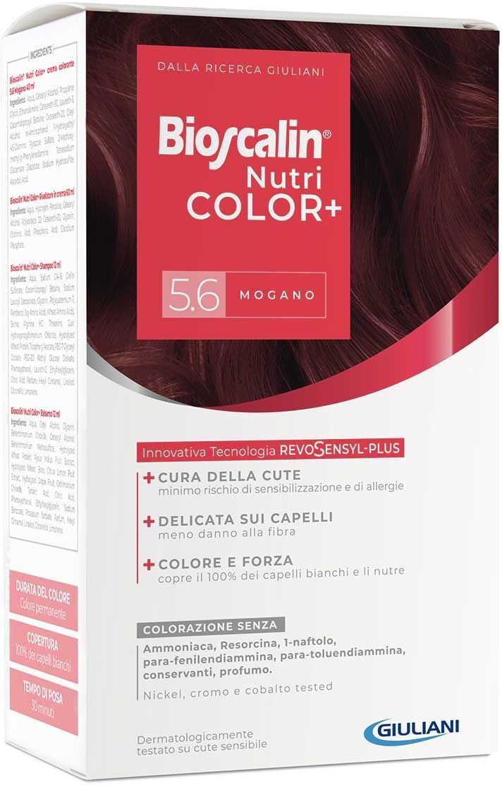 bioscalin nutricolor+ tinta capelli n. 5,6 mogano