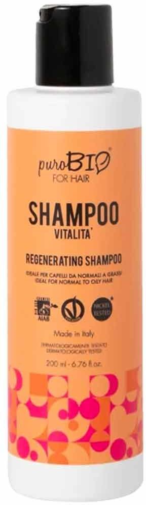 purobio for hair shampoo vitalità 200ml