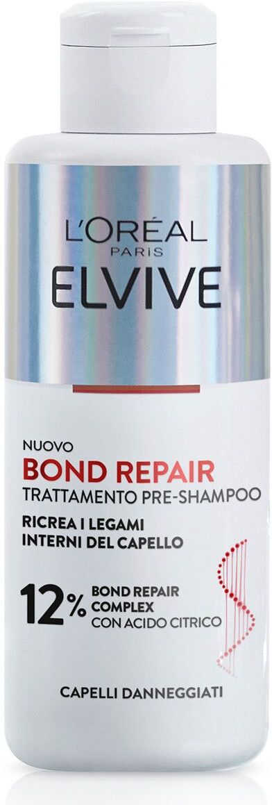 l'oréal paris elvive bond repair pre shampoo per capelli danneggiati 100ml