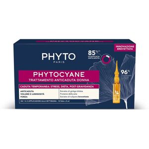 Phyto Phytocyane Trattamento Caduta Capelli Temporanea Donna 12 Fiale