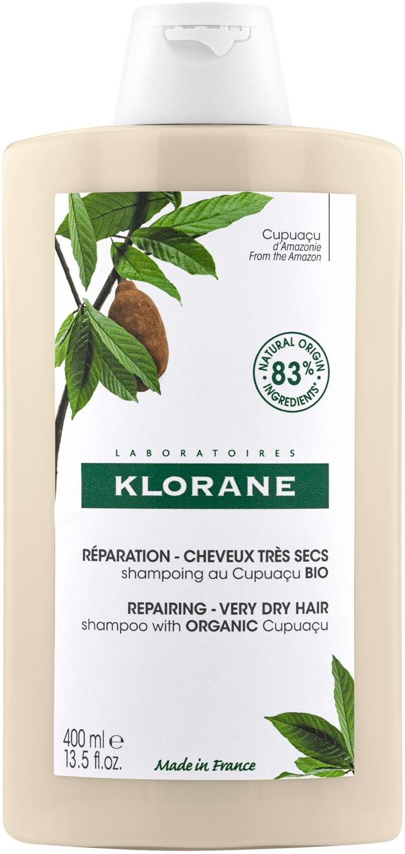 Klorane Shampoo Al Cupuaçu Bio 400ml