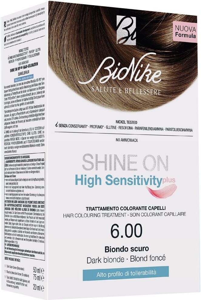 Bionike Shine On High Sensitivity Plus Tinta Capelli 6 Biondo Scuro