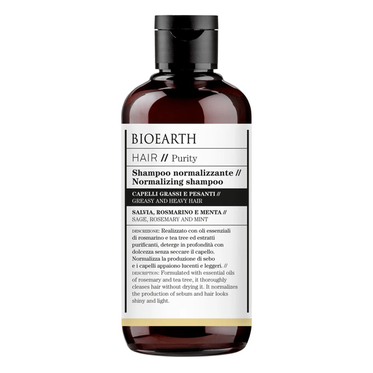 Bioearth Hair 2.0 Shampoo Normalizzante 250ml