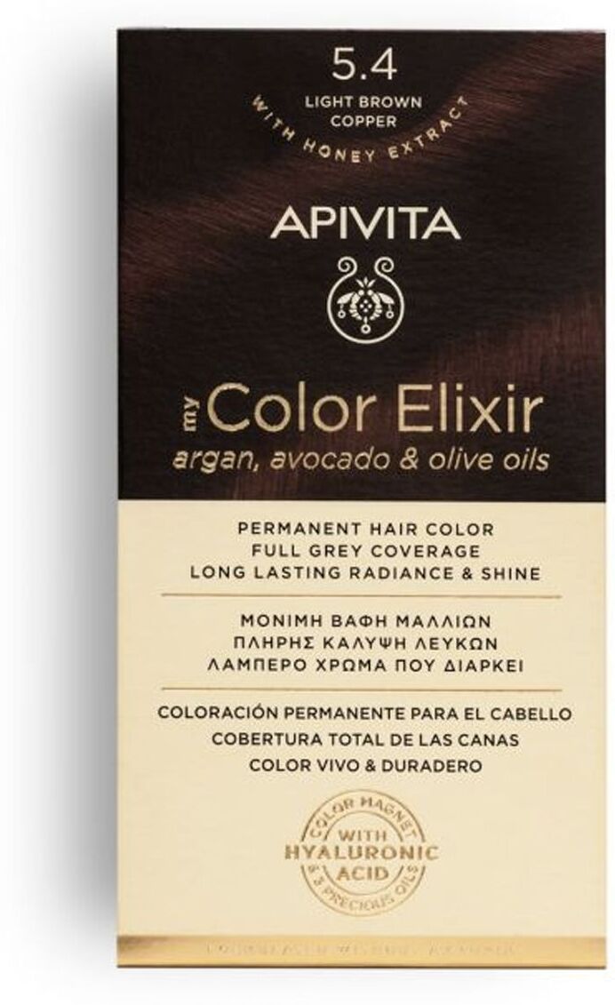 Apivita My Color Elixir Tinta Capelli 5.4 Castano Chiaro Ramato