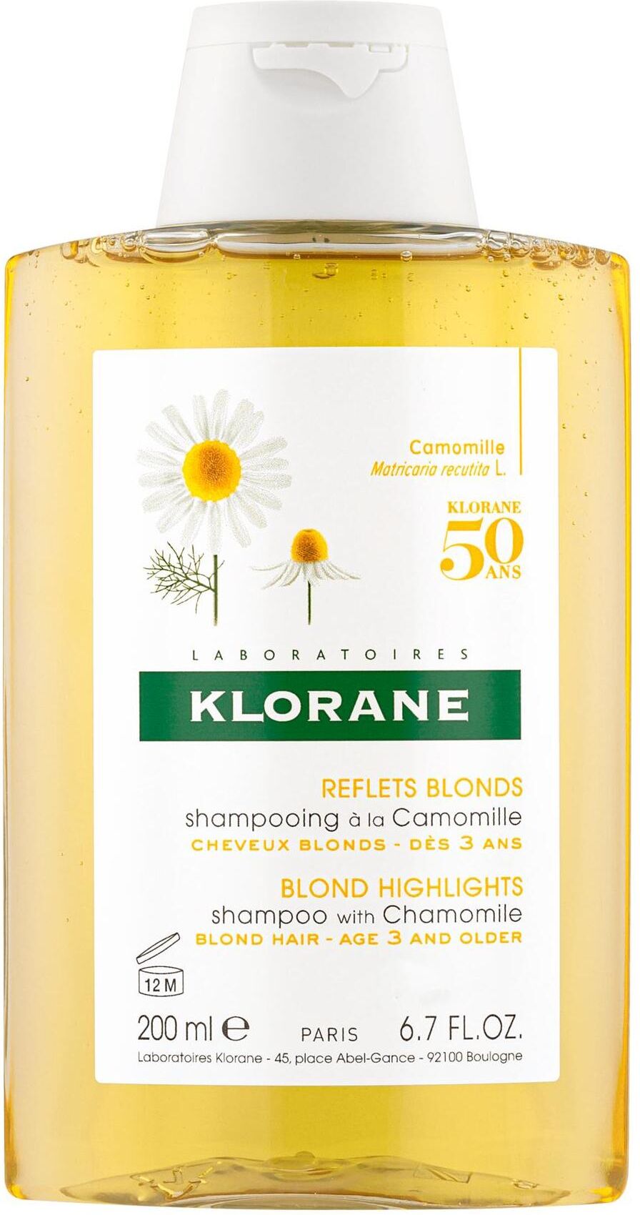 Klorane Shampoo Camomilla 200ml