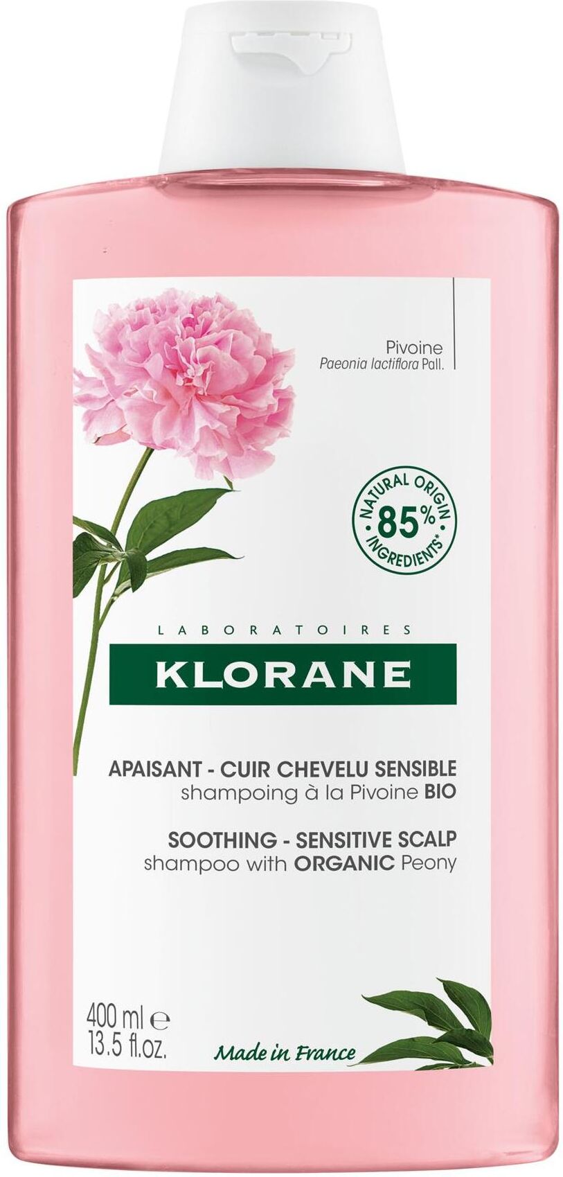 Klorane Shampoo Alla Peonia Bio 400ml