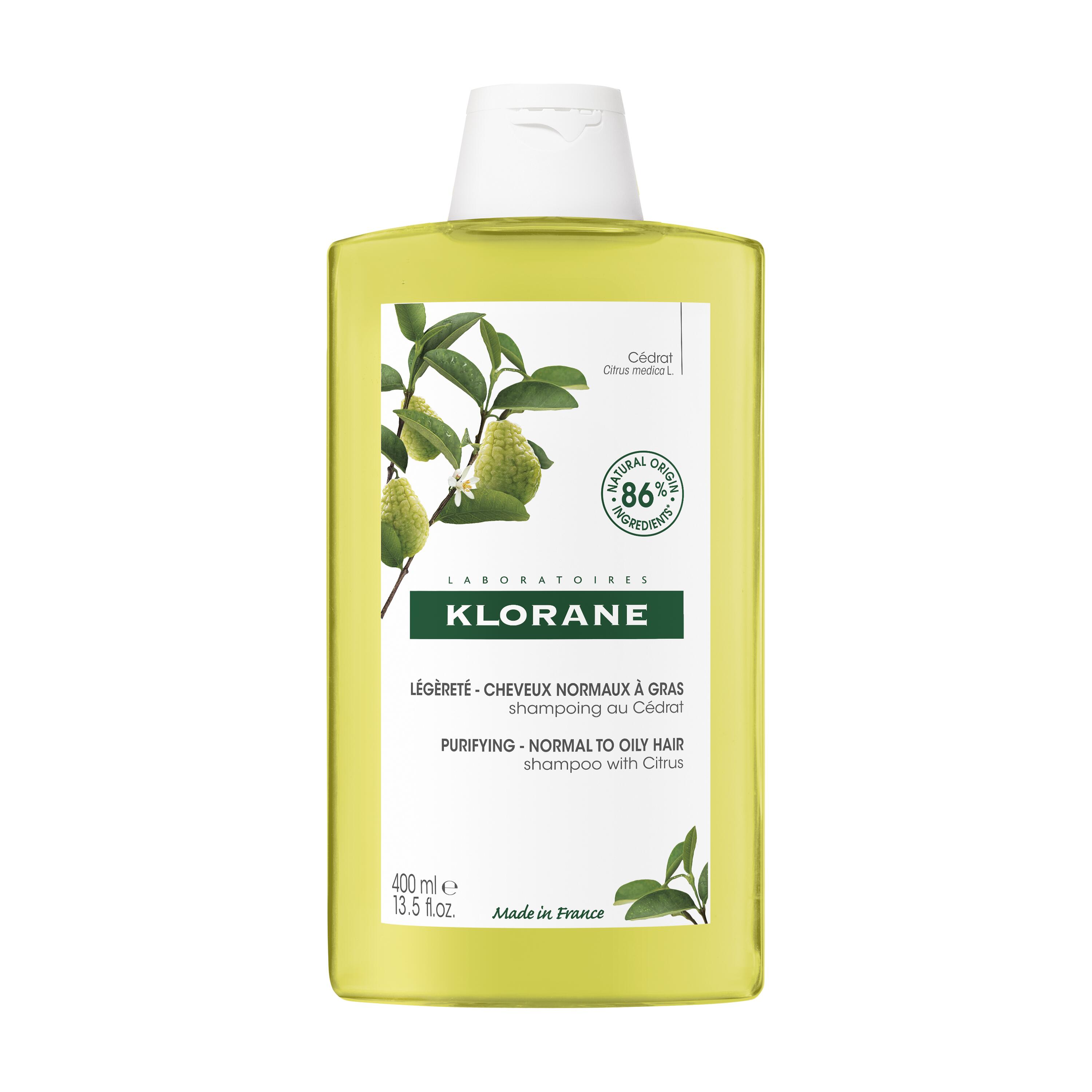 Klorane Shampoo Polpa Di Cedro Capelli Grassi 400ml
