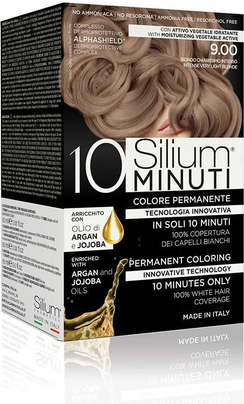 Silium Colorazione Permanente 10 Minuti Biondo Chiarissimo Intenso 9.00