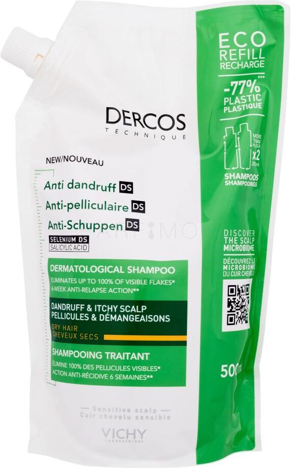 Vichy Dercos Antiforfora Capelli Secchi Ricarica 500ml