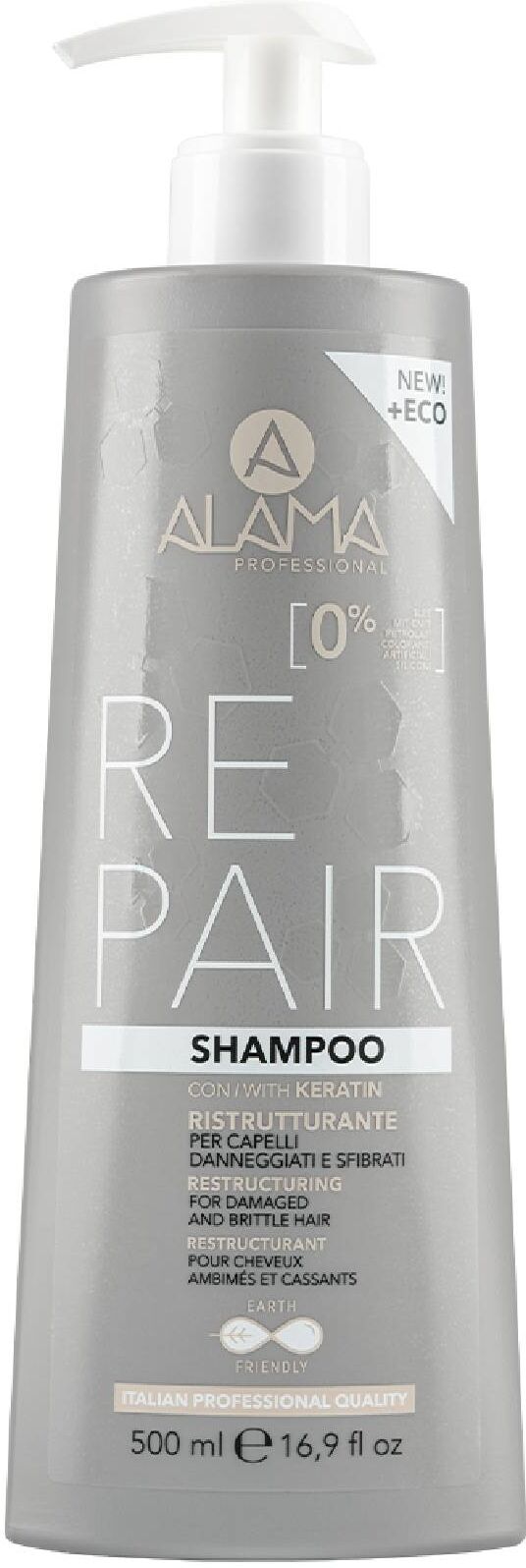 Alama Shampoo Ristrutturante Per Capelli Danneggiati E Sfibrati 500ml