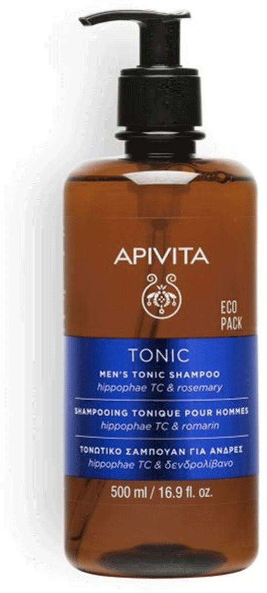 Apivita Tonic Shampoo Tonificante Uomo Ecopack 500ml