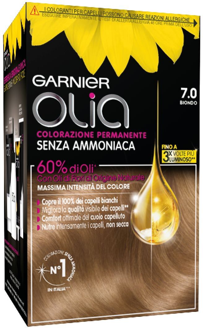 Garnier Olia Colorazione Permanente Senza Ammoniaca 7,0 Biondo