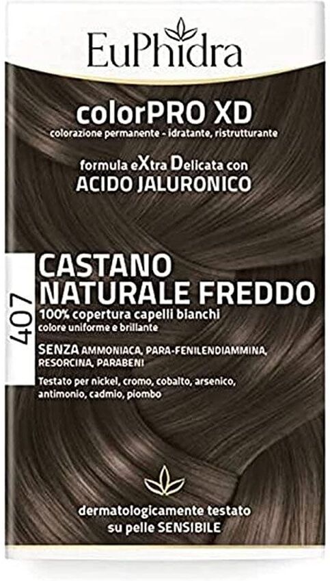 Euphidra Colorpro Xd 407 Tinta Capelli Castano Naturale Freddo