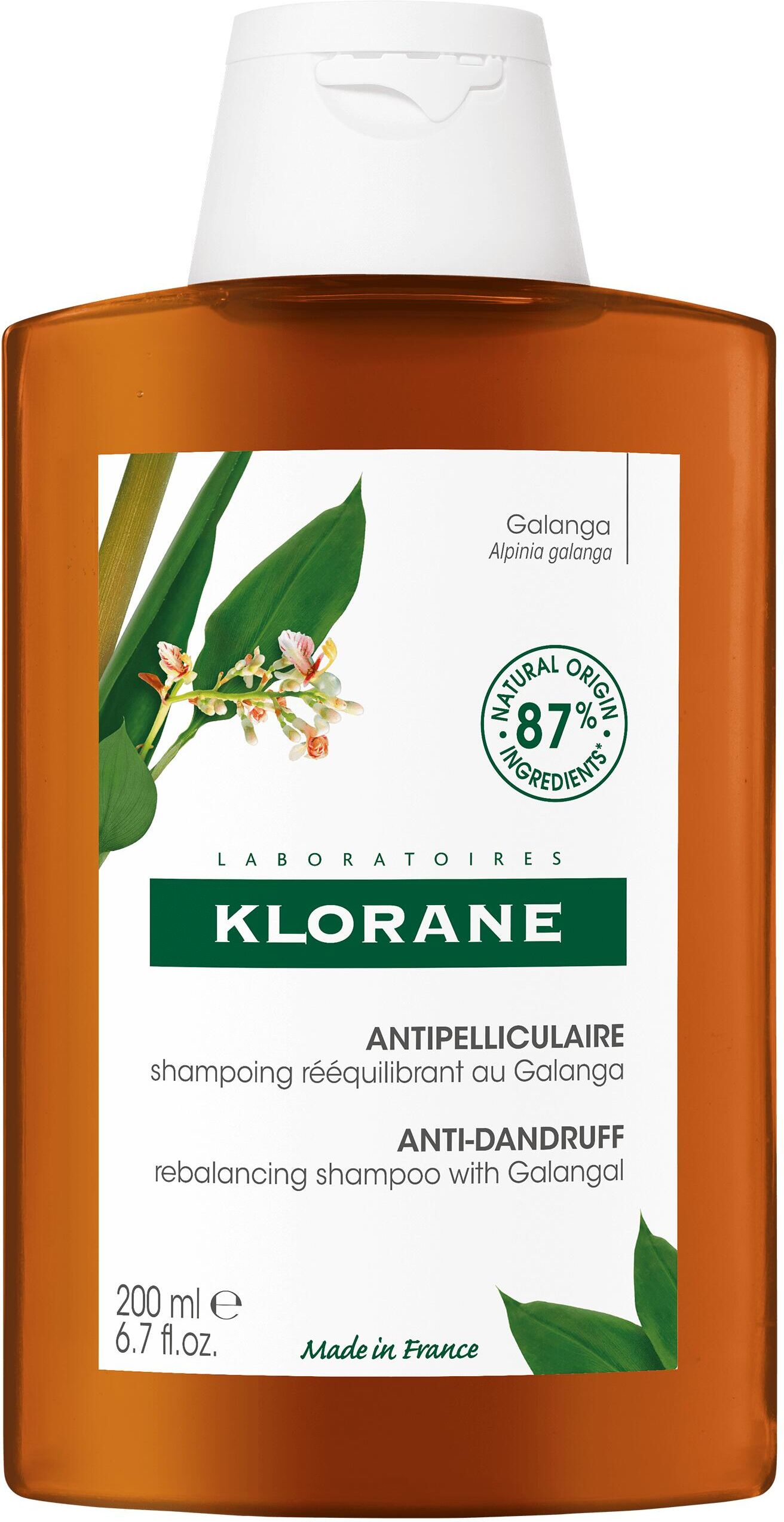 Klorane Shampoo Antiforfora Riequilibrante Galanga 200ml