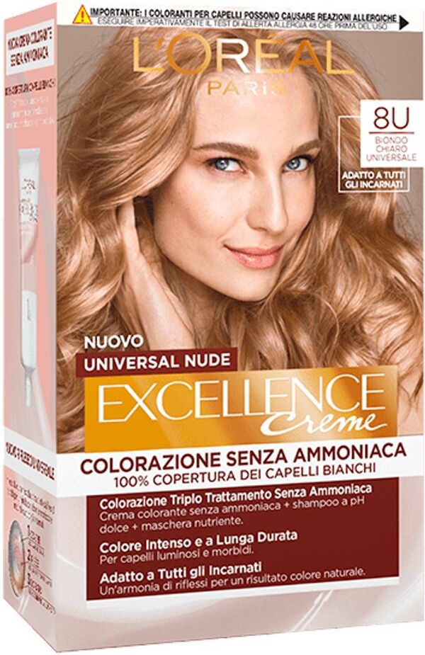 L'Oreal Nude Tinta Capelli 8u Biondo Chiaro Universale