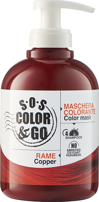 Alama Sos Color&go Maschera Capelli Colorata Rame 300ml